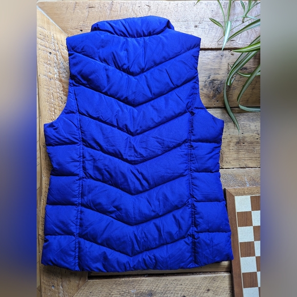 Land's End, size small, purple vest, down - Picture 7 of 10